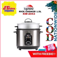 ✓ ♚ Kyowa Rice Cooker 1.5 Liters 8cups KW-2043 with Freebie