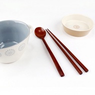 korea Bloom at Home Lacquered Wood Cutlery Set