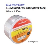 ALUMINIUM FOIL TAPE DUCT TAPE 48mm X 30M / PELEKAT ALUMINIUM PERIUK