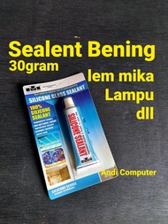 Silen Sealent Lem Aquarium Mika Lampu Bening