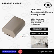CGZ USB-C Rechargeable Camera Battery FZ100 / FW50 / LPE6NH Sony Canon