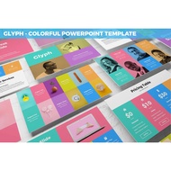 [ PPT/PPTX ] Glyph - Colorful Powerpoint Template