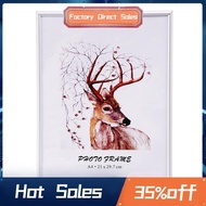 2 Picture Frames, A4 Silver Picture Frames, with Unbreakable s, Picture Frames for Family Photos, 21