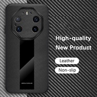 Casing for Huawei Mate 80 RS Ultimate 5G Mate80RS SGU-AL10 Phone Case Leather Acrylic Carbon Fiber S