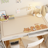 卡通卡皮巴拉學生書桌墊pvc皮革兒童護眼桌布辦公桌書桌面保護墊