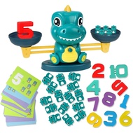 Aitbay Dinosaur Math Balance Toys, Montessori Toys for 3 Years Old Kids, Toddler Educational Toys fo