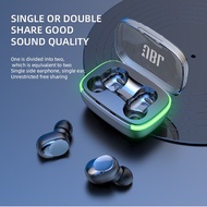 🎧【Readystock】 + FREE Shipping 🎧 JBL Y60 Wireless Bluetooth 5.1 Headset Touch Control LED Bluetooth Earphones with Mic Earbuds Wireless Headphones for Smartphone
