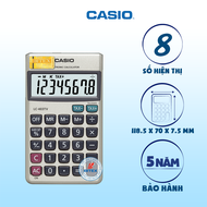 Máy tính CASIO LC-403TV chính hãng hiển thị 8 số nhỏ gọn bỏ vừa túi áo tính chính xác