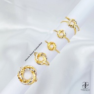 [Gold &amp; Co]New Ring Emas 916 Cincin Donut Collection Gold 916 Emas Tulen