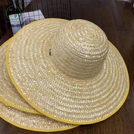 [Chicnest] Sunshade Hat Braided Straw Hat Farmers Outdoor Sunblock Hat Pastoral Agricultural Sunbloc