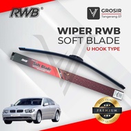 WIPER bmw E65 E68 SERIES 7 2001 Soft Blade RWB 2 Pcs