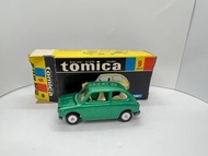 Tomica Tomy 車仔 昭和 年代 黑箱 9 Fuji Subaru R2 綠色 白內籠 日本製 Made in Japan