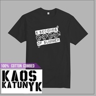 5 second of summer cotton distro t-shirt
