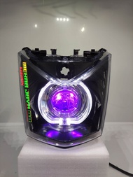 REFLEKTOR LAMPU PROJIE BILED BEAT KARBU ALA BILED