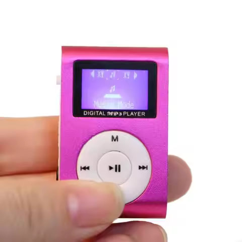 367B MX-801 Mini USB Metal Clip Card Slot LCD Screen Music MP3 Player