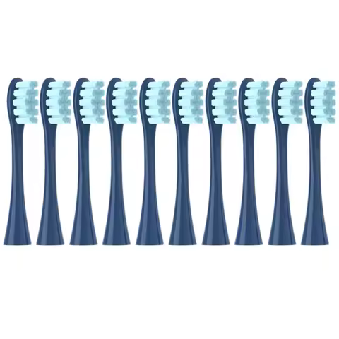 10PCS Replacement Brush Heads for Oclean Flow/X/ X PRO/F1/ One/ Air 2 Electric Toothbrush DuPont Sof