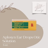 Aplosyn Ear Drops Otic Drops 5mL for Hu.mans &amp; Pets