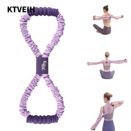 KTVEIH 8-Line Puller, 10/15/20 Pounds Resistance Multi-functional Yoga Tensioner, Portable Elastic B
