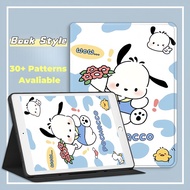Pochacco Puppy Print Book Style Case For SAMSUNG Galaxy Tab A7 10.4 2022 2020 A 10.1 2019 Flip Stand