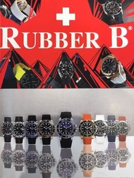 RUBBER B 橡膠錶帶