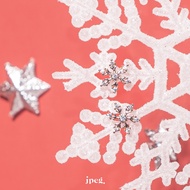jpeg snowflake earring