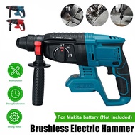 4 Modes Hammer Drill Electric Rotary Hammer Perforator Drill Impact Function 21V For Makita Battery