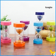 tsogto 5/10/15/20/30min Hourglass Sandglass Sand Clock Kitchen Timer Child Game Toy