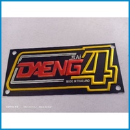 ⚕ AUN / Daeng Sai 4 Emblem for Pipe alloy /pressed
