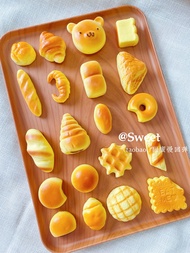 Toy Bread Toast Chocolate Pie Slow Rebound Squishy Toy Pineapple Slow Simulation Food Toy Hachimi Br