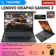 Lenovo IdeaPad Gaming 3 15ARH7 Laptop | Ryzen 5-7535HS | RTX 3050 6GB | 15.6" FHD 120Hz | 64GB | Pow