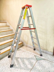 บันไดอลูมิเนียม ขนาด 7ขั้น ขึ้นลงได้ 2ทาง บันได อลูมิเนียม บันไดทรงA ALUMINUM LADDER บันไดพับ บันได