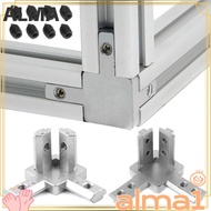 ALMA End Corner Aluminum Extrusion Profile 2020 3030 4040 Series Slot Durable 3-Way