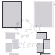 YLLEVAD / Frame / Collage Frame / White / Black / 21x41 cm / 13x18 cm
