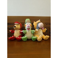 Disney Doll SET Winnie The Pooh, Tiger, Eeyore Dino Costume