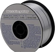 WeldingCity ER4043 Aluminum MIG Welding Wire 1-Lb Spool 0.045" (1.2mm)
