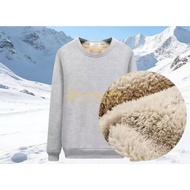 Crop Top Longjon Set Hittech Men With Wool Collar 260g Cold-5~15 C Degrees NYLJRT