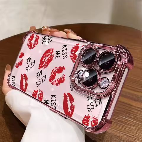 Lips Kiss Shockproof Cover For Google PIXEL 10 9 8 7 Pro 9A 8A 7A 5G PIXEL10 PIXEL9 PIXEL8 PIXEL8A C