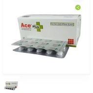 ace plus paracetamol medicine for fiver 1 box 10 stirip 100 tab only.