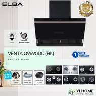 🔥FREE SHIPPING🔥ELBA KITCHEN HOOD DC MOTOR VENTA EH-Q9690DC(BK) KITCHEN COOKER HOOD PENYEDUT ASAP AND