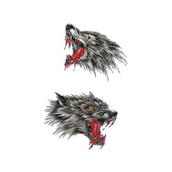 Flower Arm Tattoo Sticker, Waterproof Tattoo Sticker Tattoo Decal Arm Wolf Totem Tattoo Decal Arm Ta