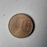 koin kuno 10 euro cent tahun 1999