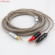 Upgrade 4.4mm 6.5 xlr 3.5 stereo16 Core 7N OCC Earphone Cable For Sennheiser HD580 HD600 HD650 HD25 