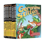 Geronimo Stilton Reporter Graphic Novels 9 Books Set Hardcover English comics book for children 7-14