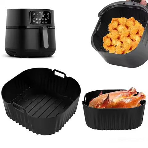 Philips Air Fryer Silicone Baking Tray Suitable for PHILIPSNA229 Baking Utensils Baking Tray Pad Reu