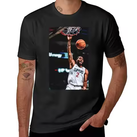 Kawhi Leonard T-Shirt Short sleeve tee sublime t shirts for men cotton