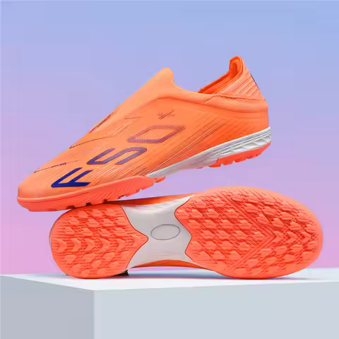 T36 High Quality Mens Soccer Shoes Boys F50+ TF/FG Training Football Sneakers for Youth Turf Soccer 