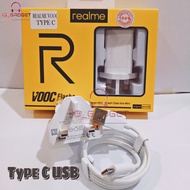 Realme Vooc Flash Charger Type-C 5V 4A Adapter & Realme Vooc Type C Cable (Import Original)