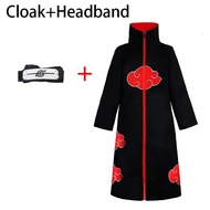 ชุดคอสเพลย์การ์ตูนนารูโตะอาคาซึกิ Bilibili ชุดนินจาส่วน Uchiha HITACHI เสื้อคลุมผ้าคลุมลายเมฆสีแดงพร