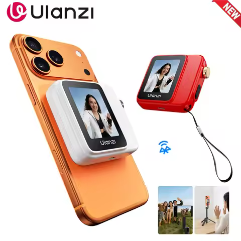 Ulanzi VM02 Selfie Monitor Screen Magnetic Mirroring for iPhone 17 16 PRO Smartphone Android Vlog wi