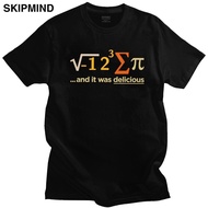 Retro I Ate Some Pi Day It Was Delicious Math T Shirt Men Funny Humorous Mathematics Equation Tees S